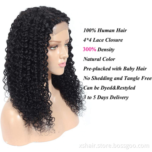 Genuine Front Hd Closure Kinky Straight Jerry Curl Indian 40 Inch 100% Human Hair Lace Wig Short Human Hair Lace Front Wig
